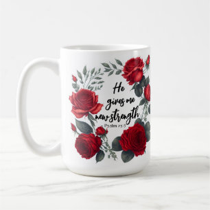 Er gibt mir neue Kraft Kaffeetasse