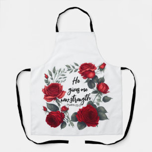 Er gibt mir neue Kraft Schürze