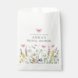 Er gibt mir Schmetterlinge Blume Brautparty Geschenktütchen