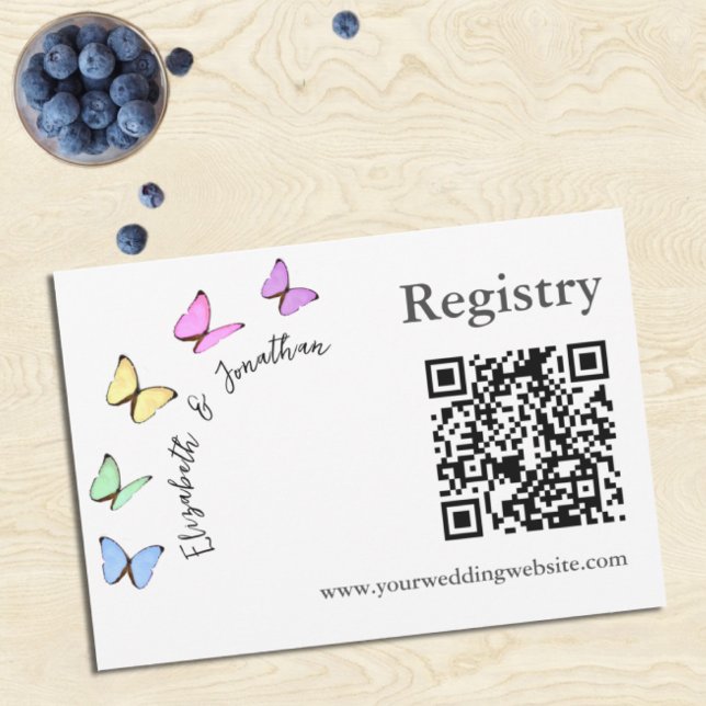 Er gibt mir Schmetterlinge Brautparty Begleitkarte (Von Creator hochgeladen)