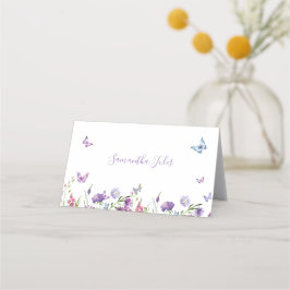 Er gibt mir Schmetterlinge Brautparty Platzkarte