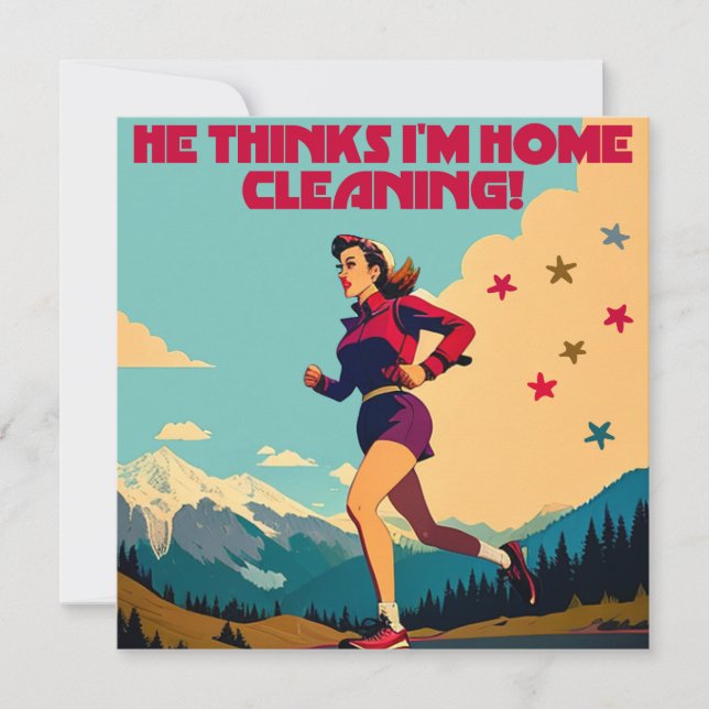 Er glaubt, ich bin Zuhause und säubere Sassy Runne (Vorderseite)