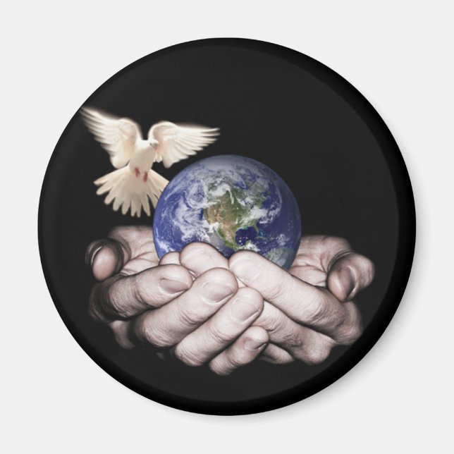 Er Got die ganze Welt... Magnet (Vorne)