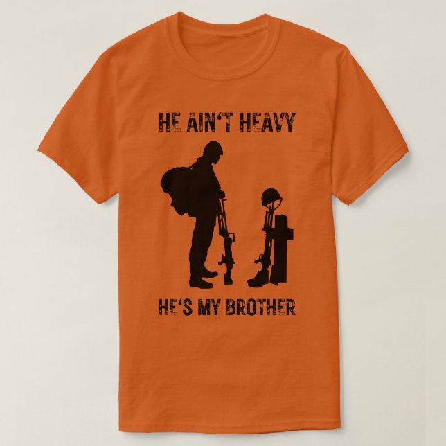 Er hasst heavy ihn mein Bruder 25 T-Shirt (Design vorne)