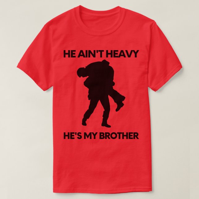 Er hasst heavy ihn mein Bruder 29 T-Shirt (Design vorne)