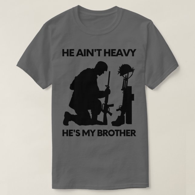 Er hasst heftig er mein Bruder 16 T-Shirt (Design vorne)