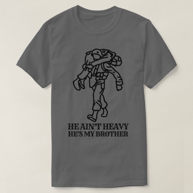 Er hasst heftig er mein Bruder 24 T-Shirt (Design vorne)