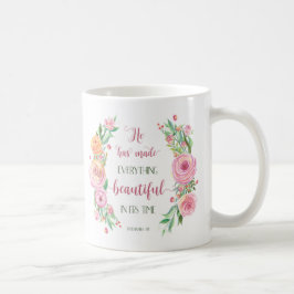 Er hat alles schönes Ecclesiastes 3:11 gemacht Kaffeetasse
