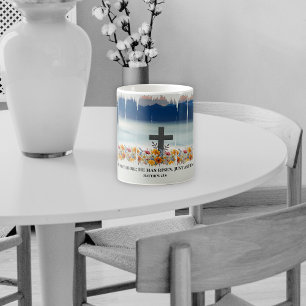 Er hat Christlichen Pinselstrich zu Ostern Kaffeetasse