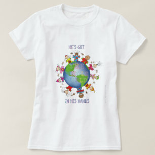 Er hat die ganze Welt in seinen Händen T-Shirt
