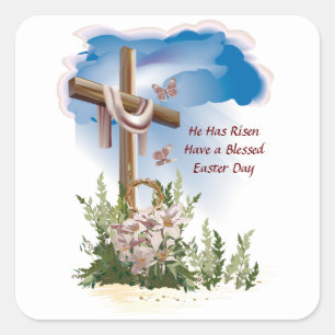 Er hat einen östlichen Aufkleber