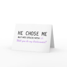 Er hat mich gewählt, aber er steckt bei uns fest