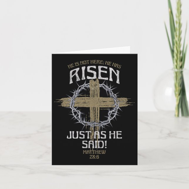 Er hat Ostern der Bibel 286 "Matthew" Karte (Vorderseite)