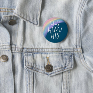 Er hat seinen Pronomen Button