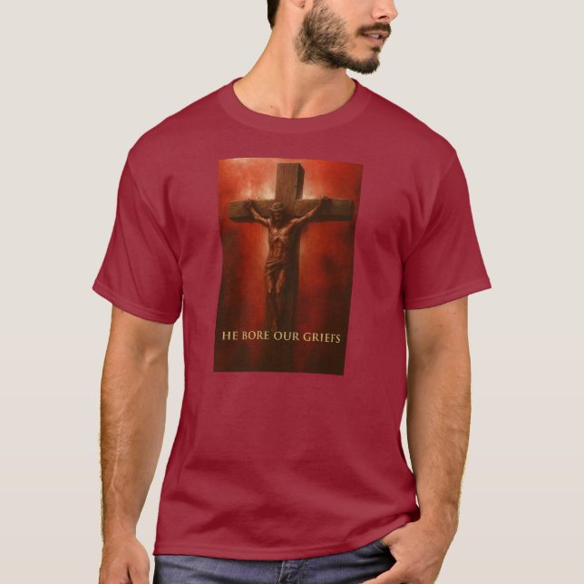 ✝️ Er hat unsere Griffe gebrannt - T - Shirt (Vorderseite)