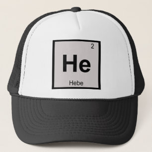 Er - Hebe Göttin Chemie Periodensystem Symbol Truckerkappe