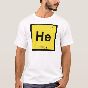 Er - Helios Chemie Periodensystem Symbol T-Shirt