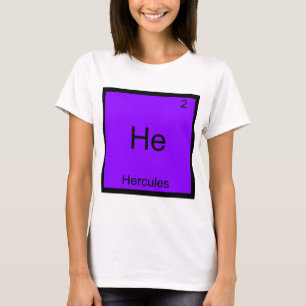 Er - Hercules Lustiges Chemie-Element-Symbol-T-Shi T-Shirt