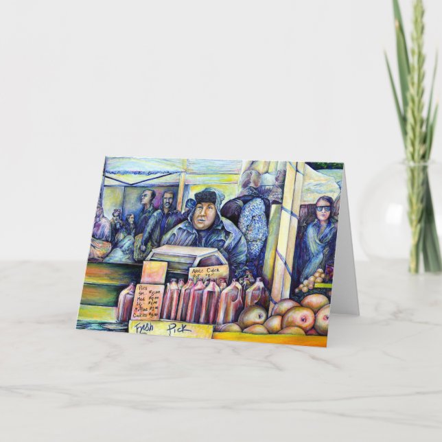 Er hörte, was ich sah dankeskarte (Vorderseite)