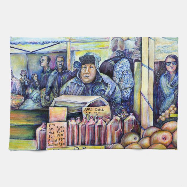 Er hörte, was ich sah geschirrtuch (Horizontal)