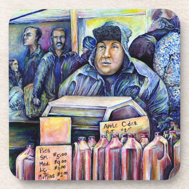 Er hörte, was ich sah getränkeuntersetzer (Vorderseite)