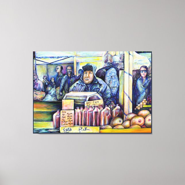 Er hörte, was ich sah leinwanddruck (Vorderseite)