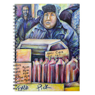 Er hörte, was ich sah notizblock