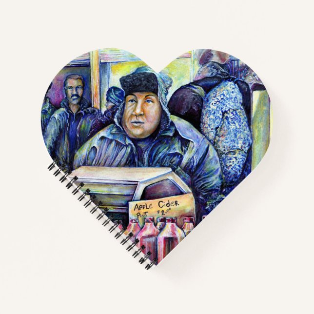 Er hörte, was ich sah notizbuch (Vorderseite)