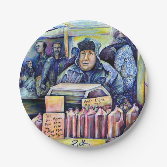 Er hörte, was ich sah pappteller (Vorderseite)