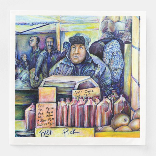 Er hörte, was ich sah serviette (Vorderseite)