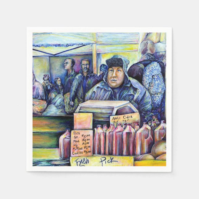 Er hörte, was ich sah serviette (Vorderseite)