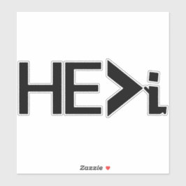 ER>I KNNELING PRAYING - ER GRÖSSER ALS SCHWARZ AUFKLEBER