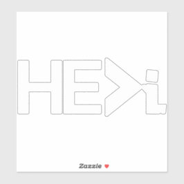 ER>I KNNELING PRAYING - ER GRÖSSER ALS WAS AUFKLEBER