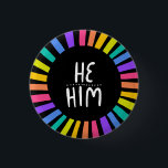 ER/IHM Pronouns Rainbow Handlett Pride Button<br><div class="desc">Dekorieren Sie Ihr Outfit mit diesem coolen Kunstknopf. Macht ein großartiges Geschenk! Sie können ihn anpassen,  die Hintergrundfarben ändern und auch Text hinzufügen. Karo in meinem Shop für viel mehr Farben und Muster! Lass mir Bescheid,  wenn du auch etwas Gewohntes willst.</div>