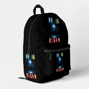 Er ist auferstanden bedruckter rucksack