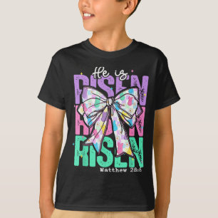 Er ist auferstanden Christlich Jesus Kokette Bibel T-Shirt