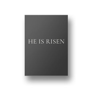 Er ist auferstanden Christliches Oster-Wandkunst Poster