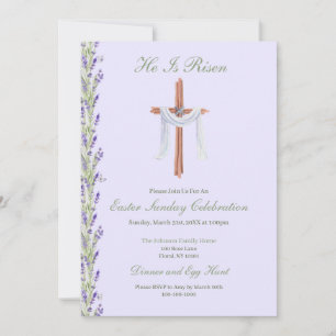 Er ist auferstanden Christliches Ostern Einladung