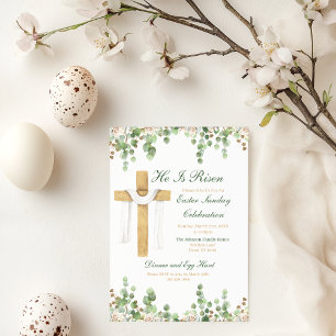 Er ist auferstanden Christliches Ostern Einladung