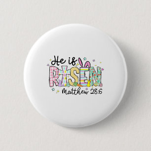 Er ist auferstanden Jesus Christlich Frohe Ostern Button