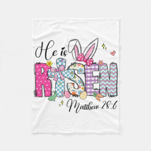 Er ist auferstanden Jesus Christlich Frohe Ostern Fleecedecke