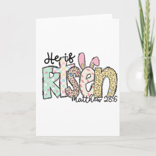 Er ist auferstanden Jesus Christlich Frohe Ostern  Karte