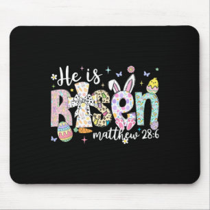 Er ist auferstanden Jesus Christlich Frohe Ostern Mousepad
