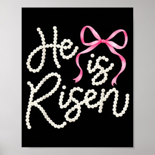 Er ist auferstanden Jesus Christlich Frohe Ostern Poster