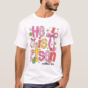 Er ist auferstanden Jesus Christlich Frohe Ostern T-Shirt