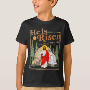 Er ist auferstanden Jesus Christlich Frohe Ostern T-Shirt