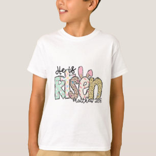 Er ist auferstanden Jesus Christlich Frohe Ostern T-Shirt