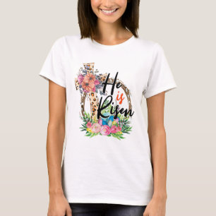 Er ist auferstanden Jesus Christlich Frohe Ostern  T-Shirt