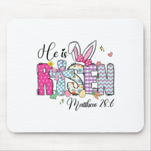 Er ist auferstanden Jesus Christlich glückliche Os Mousepad