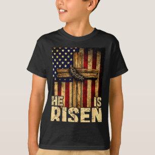 Er ist auferstanden Jesus christlicher Gott religi T-Shirt